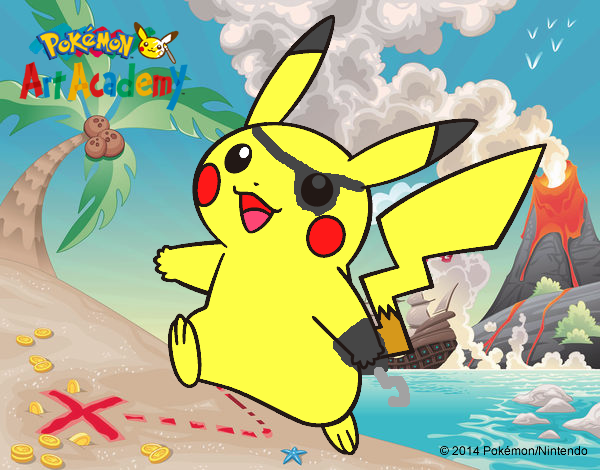 Pikachu en Pokémon Art Academy