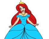 Dibujo Princesa Ariel pintado por tilditus