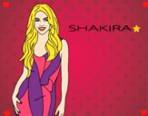 Dibujo Shakira pintado por Noee12