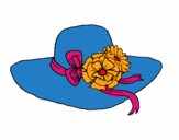 Sombrero con flores