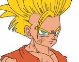 Dibujo Son Gohan pintado por tilditus