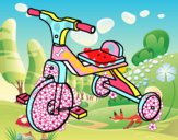 Dibujo Triciclo infantil pintado por yeidy