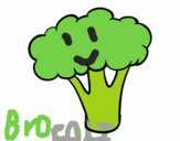 Trozo de brócoli