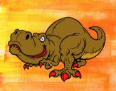 Dibujo Tyrannosaurus Rex pintado por tilditus