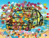 Dibujo Un taxi pintado por danire