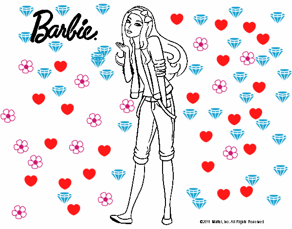 Barbie con look casual