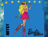 Dibujo Barbie Fashionista 1 pintado por LunaLunita