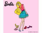 Barbie y su colección de zapatos