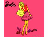 Barbie y su colección de zapatos