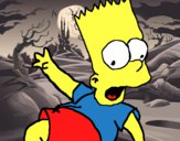 Dibujo Bart 2 pintado por polette