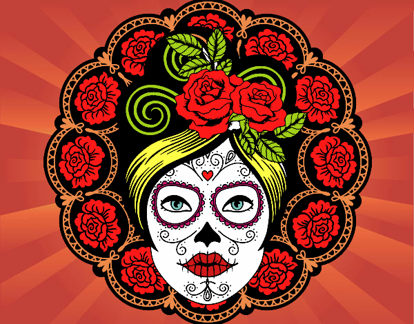 Calavera mejicana femenina