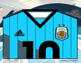 Camiseta del mundial de fútbol 2014 de Argentina