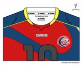 Camiseta del mundial de fútbol 2014 de Costa Rica