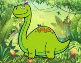Dibujo Dino Diplodocus pintado por Cookie1D