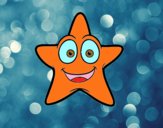 Estrella de mar sonriente