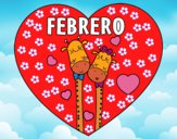 Dibujo Febrero pintado por LunaLunita