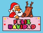 Dibujo Felices navidades pintado por LunaLunita