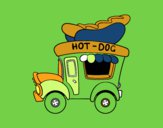 Food truck de perritos calientes