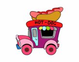 Food truck de perritos calientes