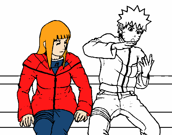 Hinata y Naruto