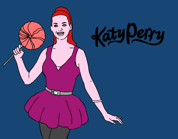 Katy Perry con piruleta