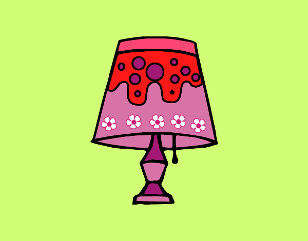Dibujo Lámpara de salón pintado por LunaLunita