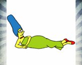 Dibujo Marge pintado por polette