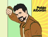 Dibujo Pablo Alborán cantante pintado por queyla