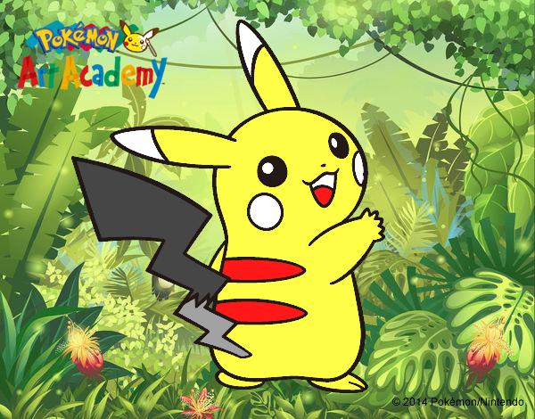 Pikachu de espaldas