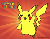 Dibujo Pikachu saludando pintado por Yeric12
