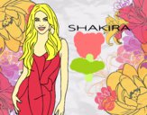 Dibujo Shakira pintado por  LAURA017