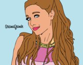 Dibujo Ariana Grande con collar pintado por tilditus