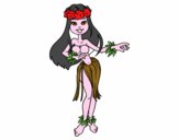 Bailarina hawaiana