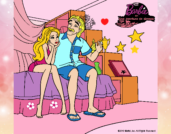 Barbie con su padre