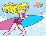 Barbie corre al agua