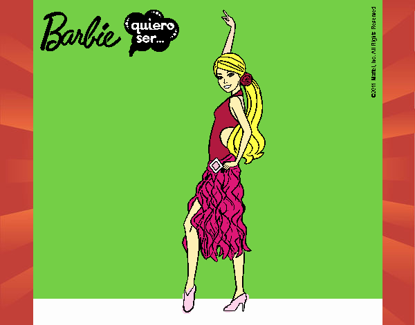 Barbie flamenca