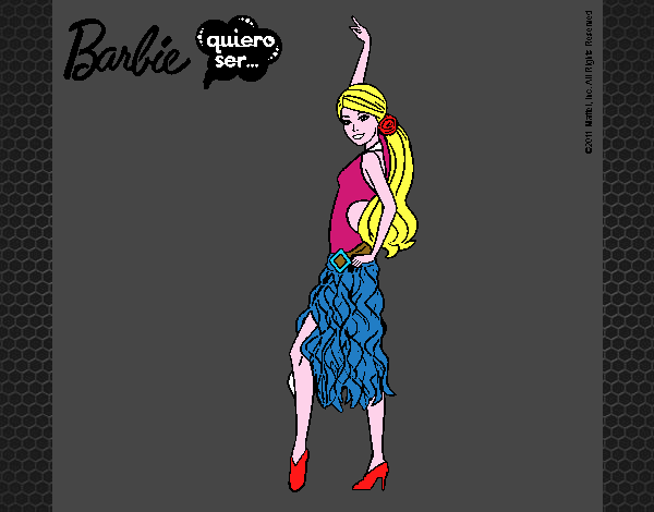 Barbie flamenca