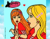 Dibujo Barbie sorprendida pintado por LunaLunita