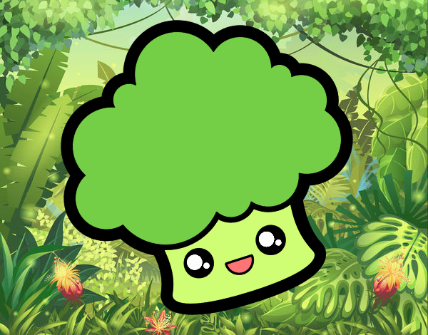 Brócoli kawaii