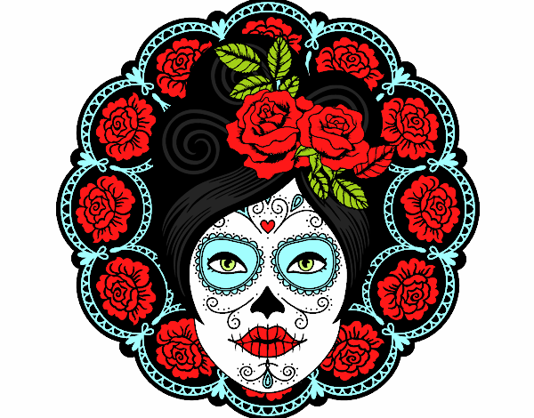 Calavera mejicana femenina