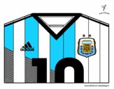 Camiseta del mundial de fútbol 2014 de Argentina