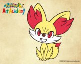 Dibujo Fennekin pintado por picachu712