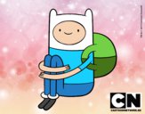 Dibujo Finn sentado pintado por superbea