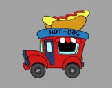 Food truck de perritos calientes