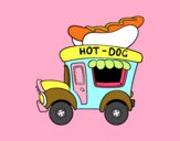 Food truck de perritos calientes