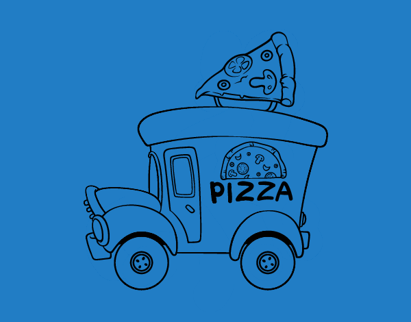 Food truck de pizza