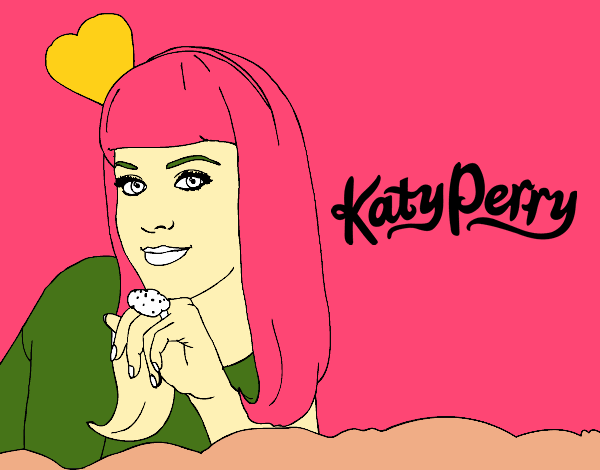 Dibujo Katy Perry pintado por sandradela