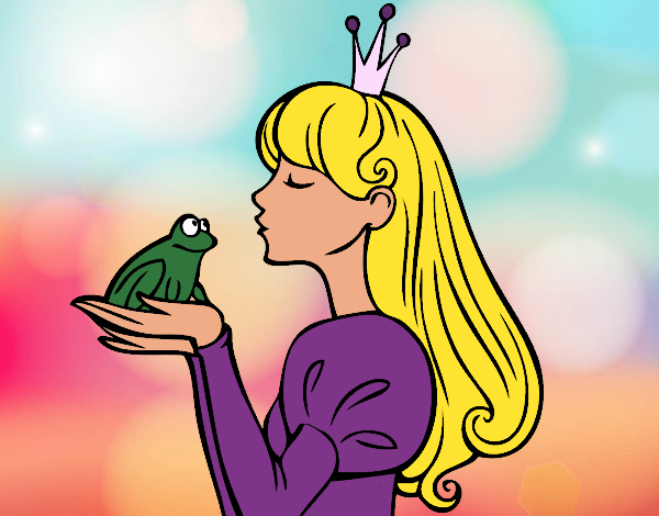 Dibujo La princesa y la rana pintado por Noee12