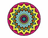 Dibujo Mandala creciente pintado por DRYM