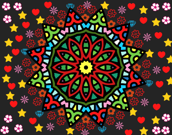 Mandala estrella